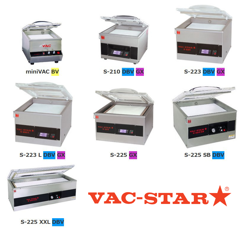 写真:VAC-STAR★ miniVAC / S-210 / S-223 / S-223 L / S-225 / S-225 SB / S-225 XXL