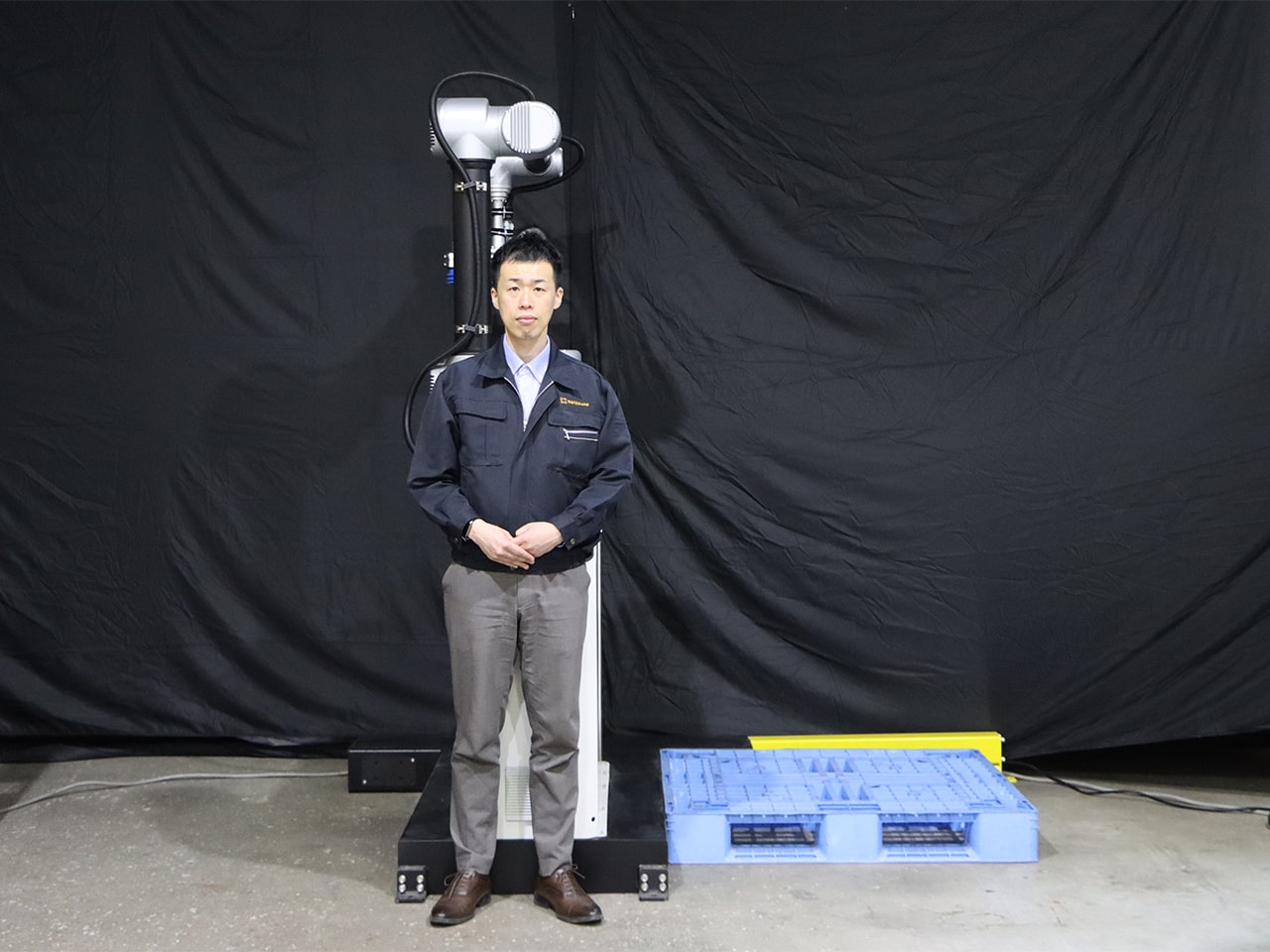 Photo: Main unit with person standing beside for scale